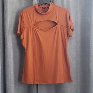 ⭐ BOGO Free - Keyhole mock neck top